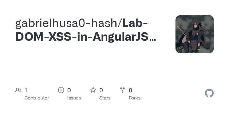 GitHub - gabrielhusa0-hash/Lab-DOM-XSS-in-AngularJS-expression-with-angle-brackets-and-double-quotes-HTML-encoded