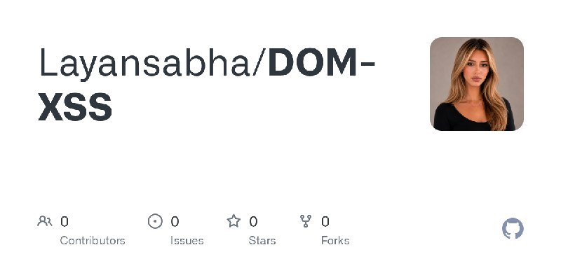 Layansabha/DOM-XSS