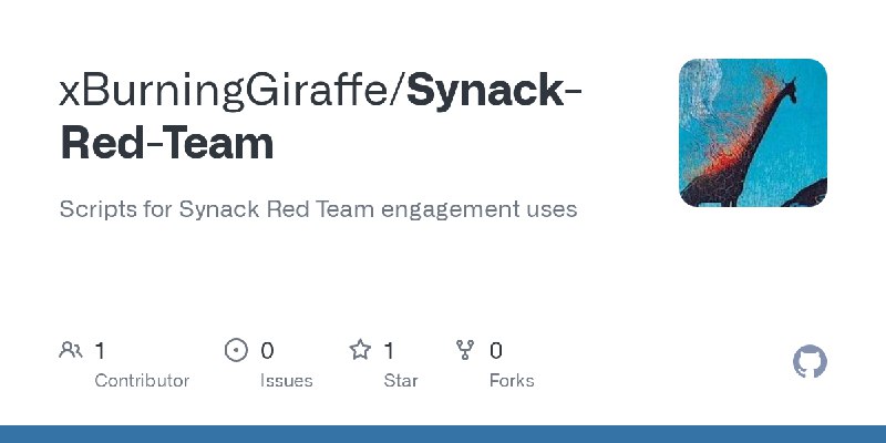 GitHub - xBurningGiraffe/Synack-Red-Team: Scripts for Synack Red Team engagement uses
