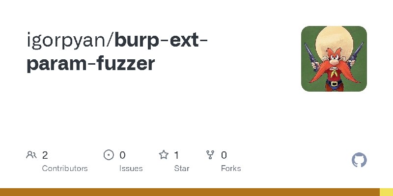 GitHub - igorpyan/burp-ext-param-fuzzer