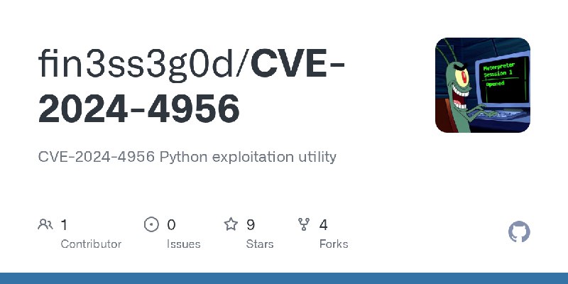 GitHub - fin3ss3g0d/CVE-2024-4956: CVE-2024-4956 Python exploitation utility