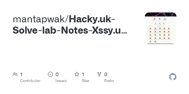 GitHub - mantapwak/Hacky.uk-Solve-lab-Notes-Xssy.uk-before