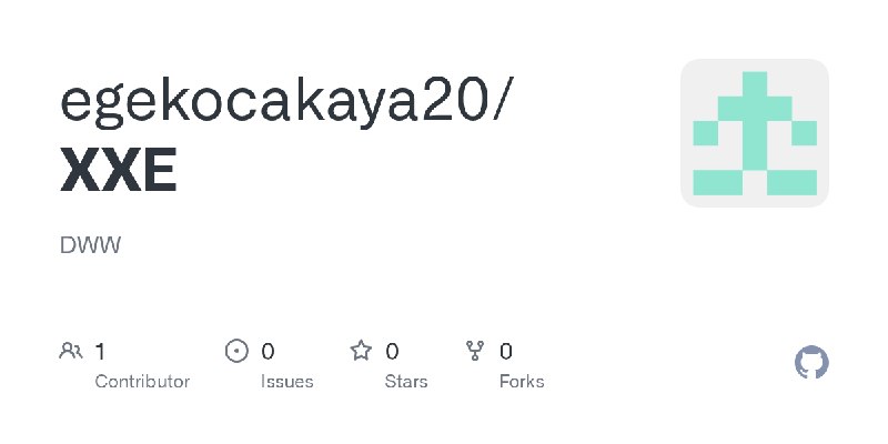 GitHub - egekocakaya20/XXE: DWW