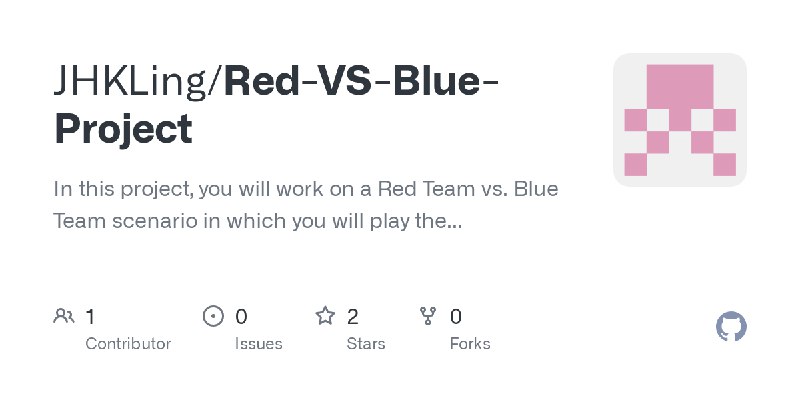 GitHub - JHKLing/Red-VS-Blue-Project: In this project, you will work on a Red Team vs. Blue Team scenario in which you will play…