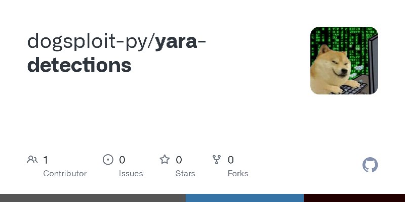 GitHub - dogsploit-py/yara-detections