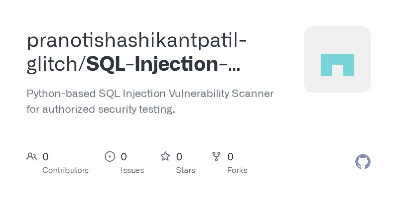 pranotishashikantpatil-glitch/SQL-Injection-Scanner