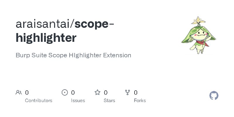 GitHub - araisantai/scope-highlighter: Burp Suite Scope HIghlighter Extension