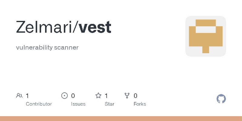 GitHub - Zelmari/vest: vulnerability scanner