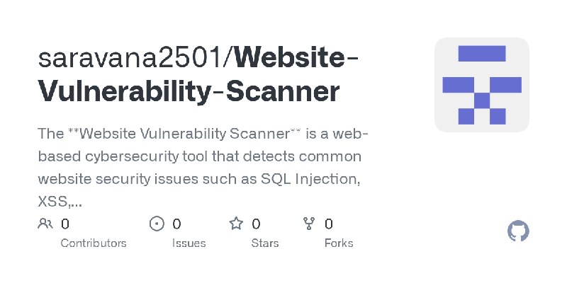 saravana2501/Website-Vulnerability-Scanner