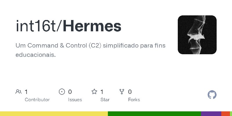 GitHub - int16t/Hermes: Um Command & Control (C2) simplificado para fins educacionais.