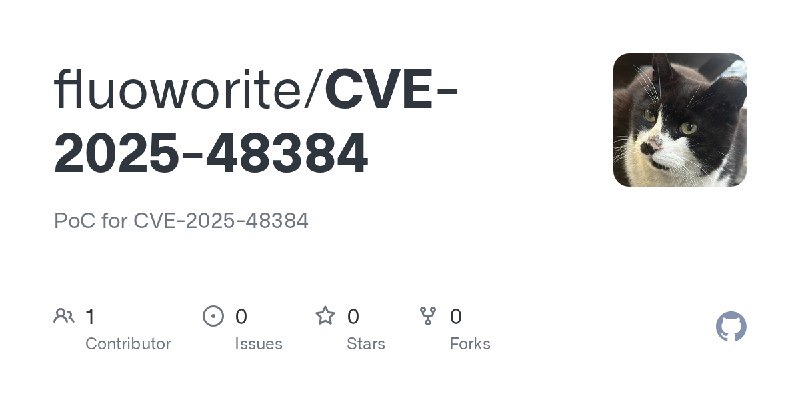 GitHub - fluoworite/CVE-2025-48384: PoC for CVE-2025-48384