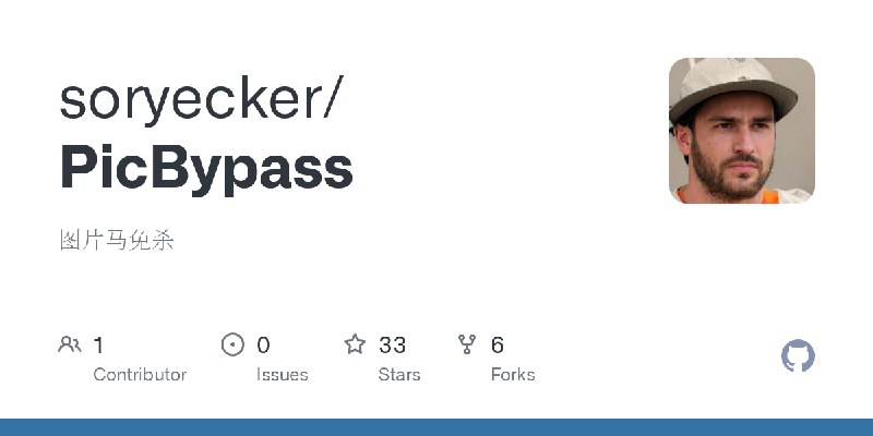 GitHub - soryecker/PicBypass: 图片马免杀