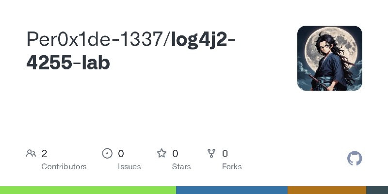 GitHub - Per0x1de-1337/log4j2-4255-lab