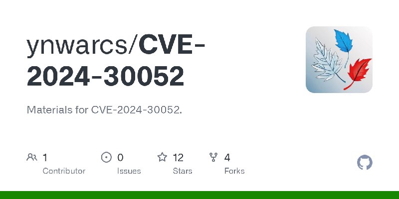 GitHub - ynwarcs/CVE-2024-30052: Materials for CVE-2024-30052.