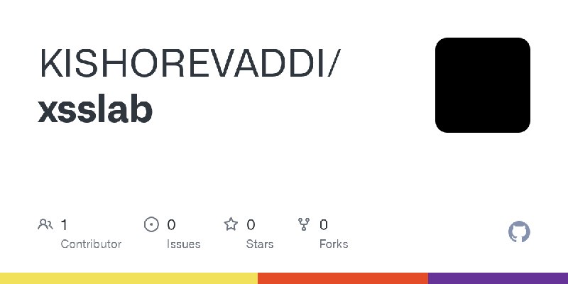 GitHub - KISHOREVADDI/xsslab