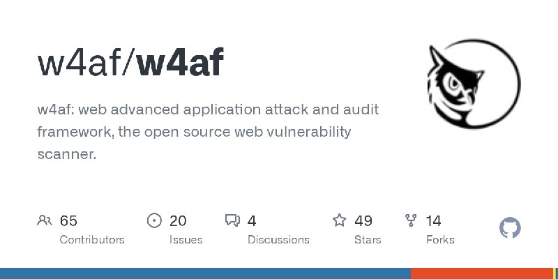GitHub - w4af/w4af: w4af: web advanced application attack and audit framework, the open source web vulnerability scanner.