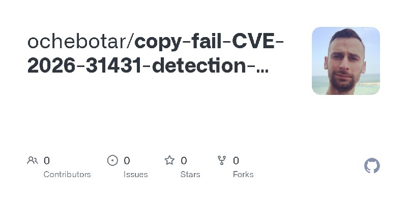 ochebotar/copy-fail-CVE-2026-31431-detection-probe