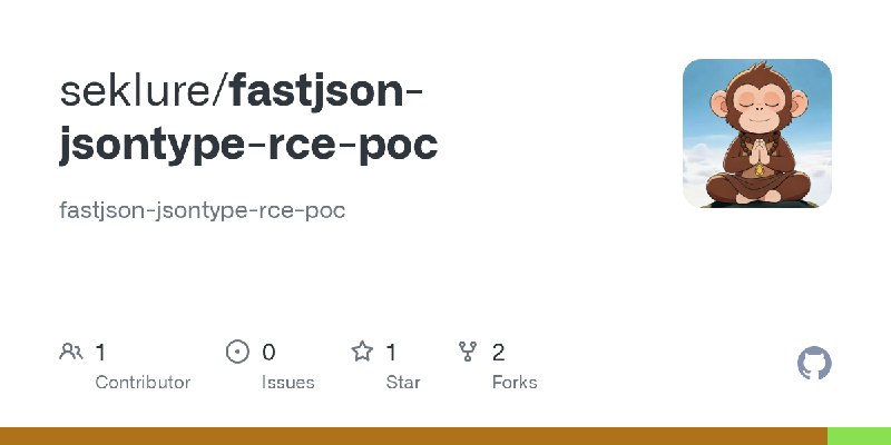 GitHub - seklure/fastjson-jsontype-rce-poc: fastjson-jsontype-rce-poc