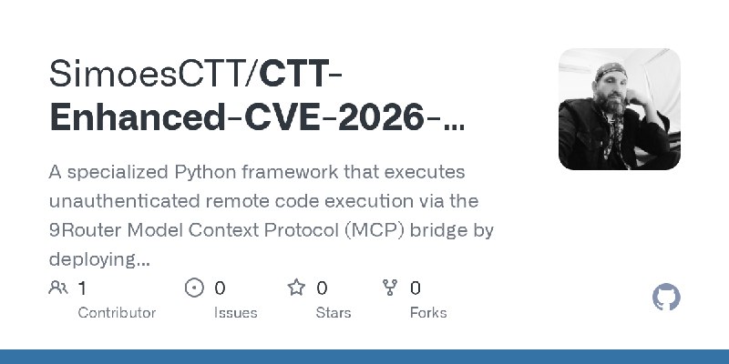 GitHub - SimoesCTT/CTT-Enhanced-CVE-2026-46339-Exploit-Engine: A specialized Python framework that executes unauthenticated remote…