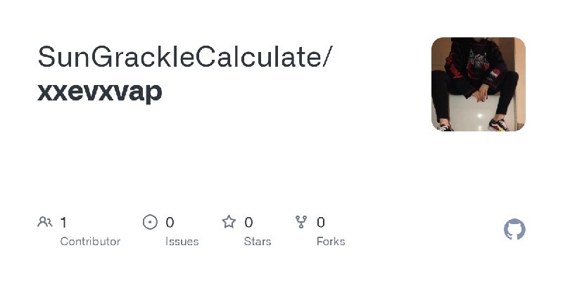 GitHub - SunGrackleCalculate/xxevxvap