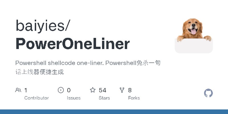 GitHub - baiyies/PowerOneLiner: Powershell shellcode one-liner. Powershell免杀一句话上线器便捷生成
