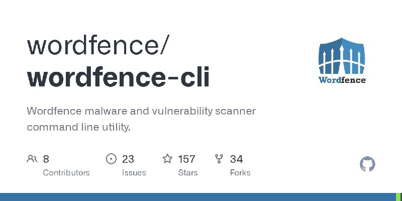 GitHub - wordfence/wordfence-cli: Wordfence malware and vulnerability scanner command line utility.