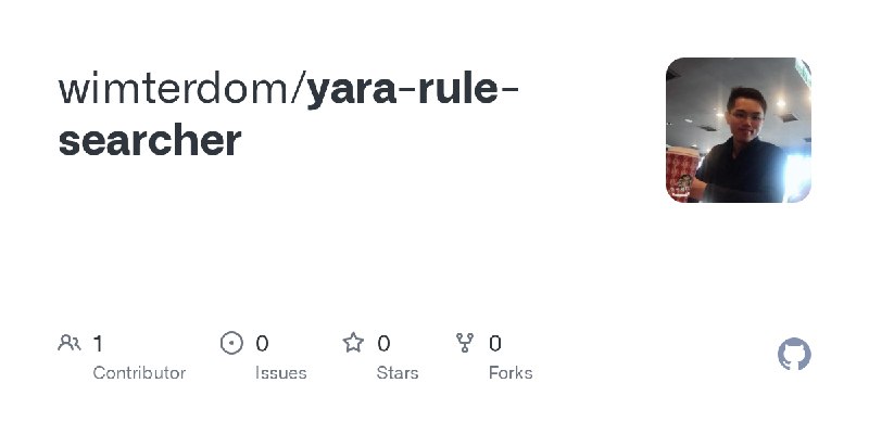 GitHub - wimterdom/yara-rule-searcher