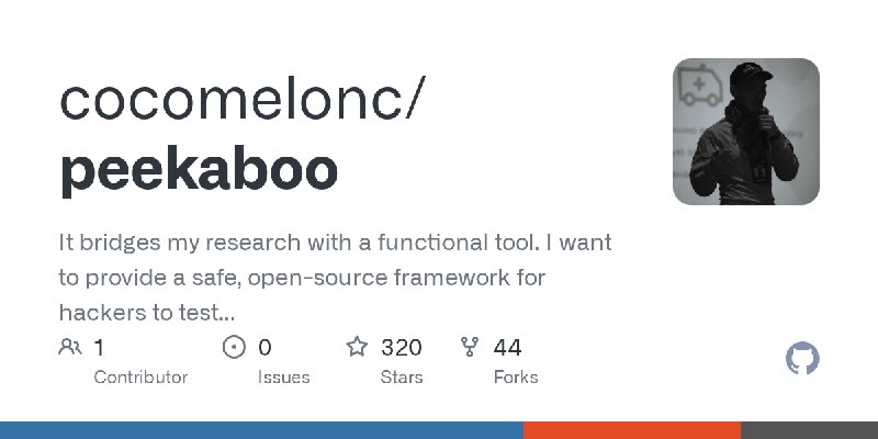 GitHub - cocomelonc/peekaboo: It bridges my research with a functional tool. I want to provide a safe, open-source framework for…