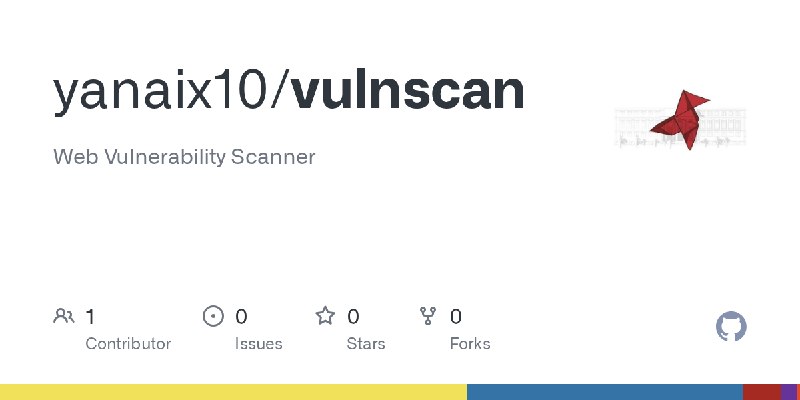 GitHub - yanaix10/vulnscan: Web Vulnerability Scanner