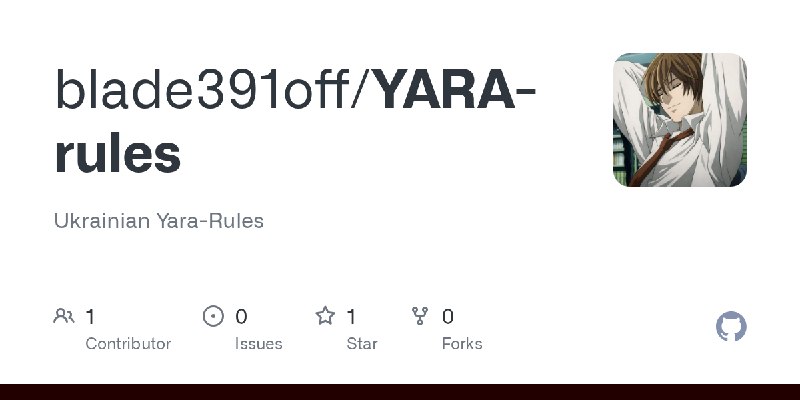 GitHub - blade391off/YARA-rules: Ukrainian Yara-Rules