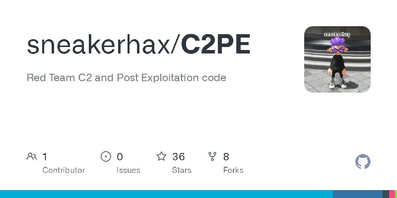 GitHub - sneakerhax/C2PE: Red Team C2 and Post Exploitation code