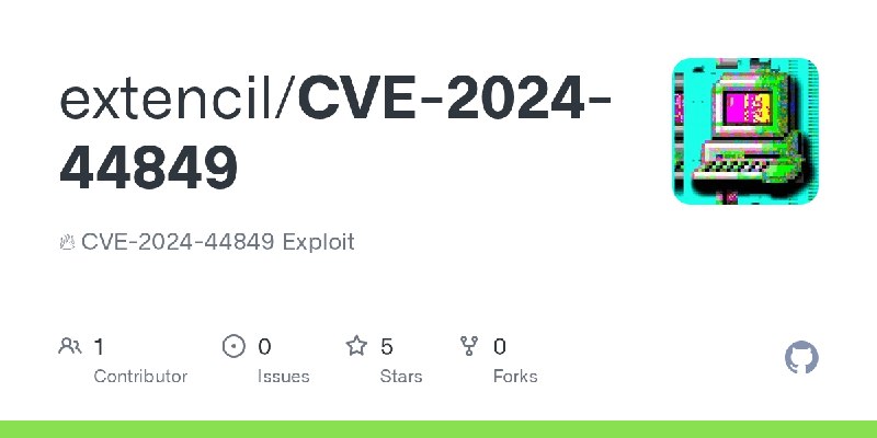GitHub - extencil/CVE-2024-44849: 🔥 CVE-2024-44849 Exploit