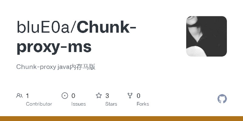 GitHub - bluE0a/Chunk-proxy-ms: Chunk-proxy java内存马版