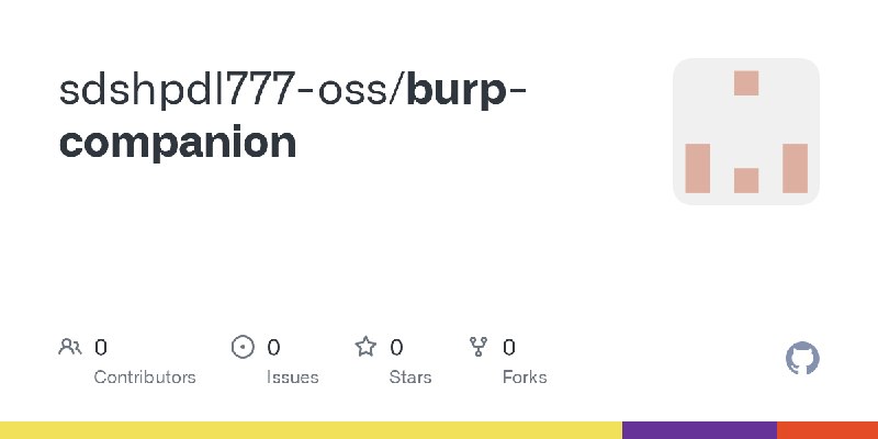 GitHub - sdshpdl777-oss/burp-companion