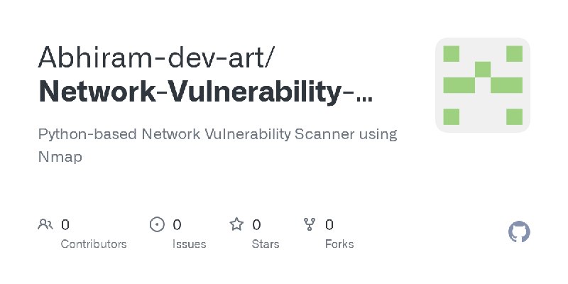Abhiram-dev-art/Network-Vulnerability-Scanner