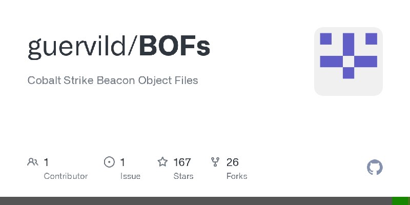 GitHub - guervild/BOFs: Cobalt Strike Beacon Object Files