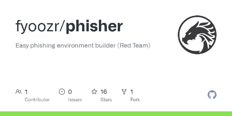 GitHub - fyoozr/phisher: Easy phishing environment builder (Red Team)