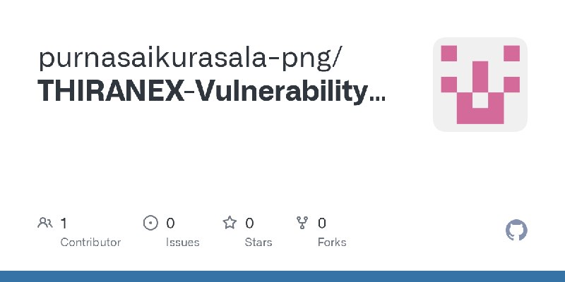 GitHub - purnasaikurasala-png/THIRANEX-Vulnerability-Scanner