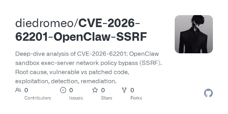 diedromeo/CVE-2026-62201-OpenClaw-SSRF