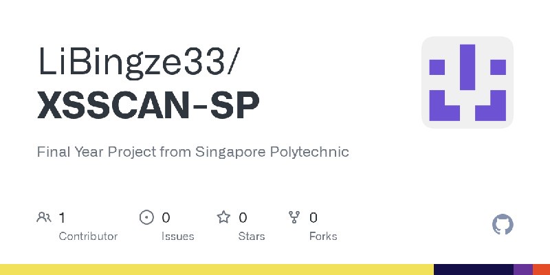 GitHub - LiBingze33/XSSCAN-SP: Final Year Project from Singapore Polytechnic