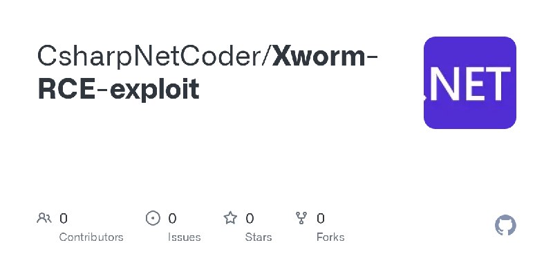 CsharpNetCoder/Xworm-RCE-exploit