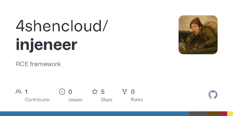 GitHub - 4shencloud/injeneer: RCE framework