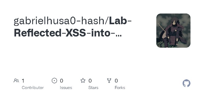 GitHub - gabrielhusa0-hash/Lab-Reflected-XSS-into-HTML-context-with-most-tags-and-attributes-blocked