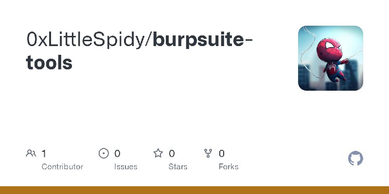 GitHub - 0xLittleSpidy/burpsuite-tools