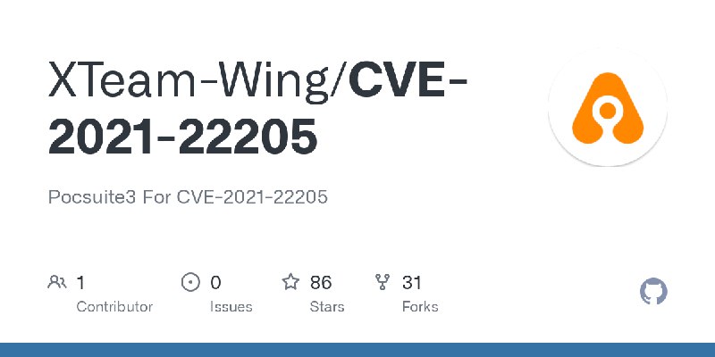 GitHub - XTeam-Wing/CVE-2021-22205: Pocsuite3 For CVE-2021-22205