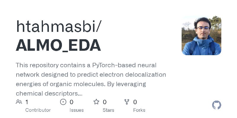 GitHub - htahmasbi/ALMO_EDA: This repository contains a PyTorch-based neural network designed to predict electron delocalization…