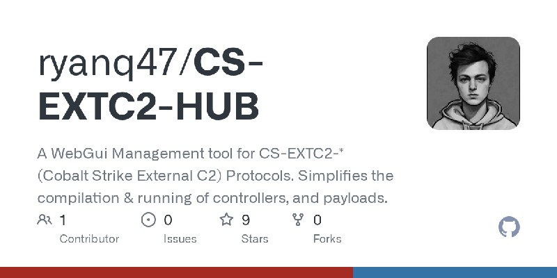 GitHub - ryanq47/CS-EXTC2-HUB: A WebGui Management tool for CS-EXTC2-* (Cobalt Strike External C2) Protocols. Simplifies the compilation…