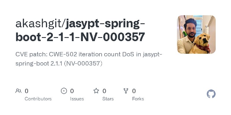 akashgit/jasypt-spring-boot-2-1-1-NV-000357