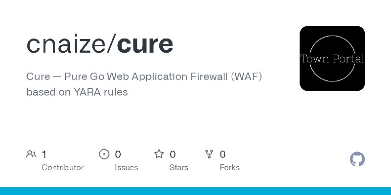 GitHub - cnaize/cure: Cure — Pure Go Web Application Firewall (WAF) based on YARA rules