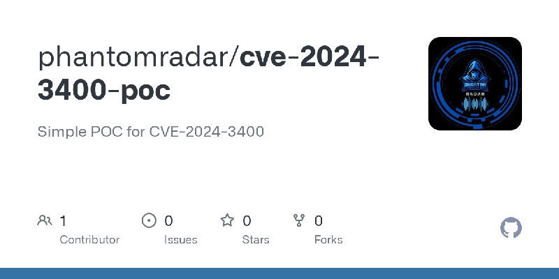 GitHub - phantomradar/cve-2024-3400-poc: Simple POC for CVE-2024-3400